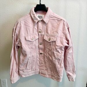 BDG Light Pink Corduroy jacket oversized